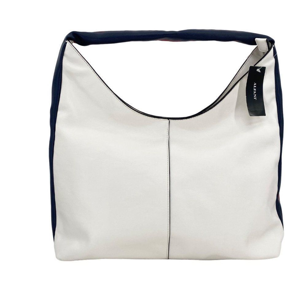 Alfani White Hobo Bag with Minimalist Design